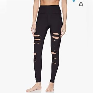 Alo Yoga Women's High Waisted Ripped Warrior Legging
